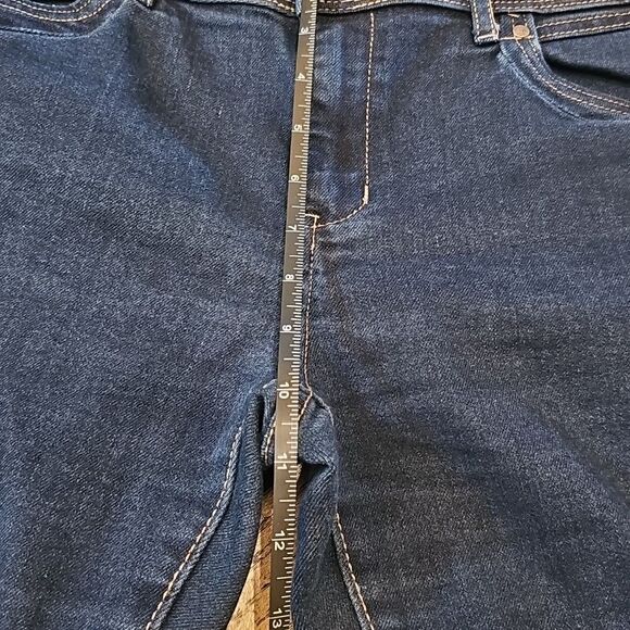 Vera Wang Blue Skinny Ankle Jeans Size 10 - Picture 6 of 10